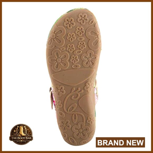 Adjustable Strap Slide Sandals with Snake Skin Pattern Leather Flexible Sole - Picture 7 of 7